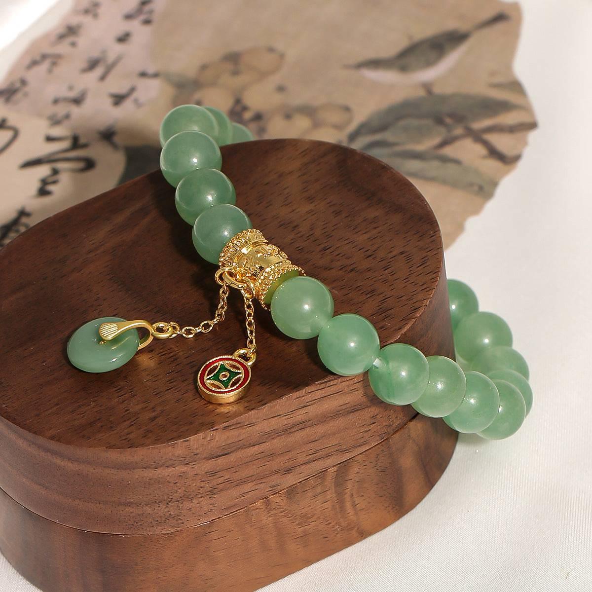 Green Aventurine Raw Stone Bracelet - Passion Pulse Adult