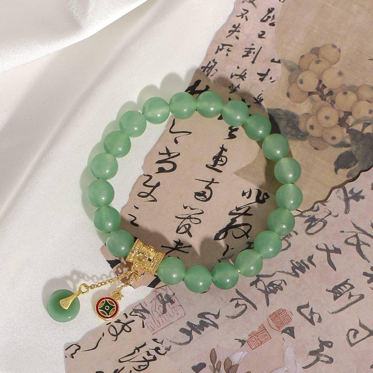Green Aventurine Raw Stone Bracelet - Passion Pulse Adult