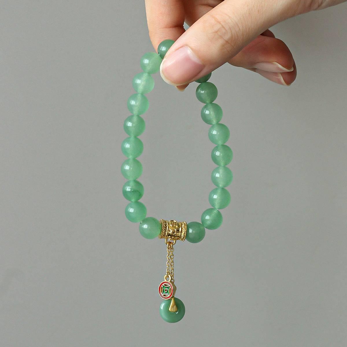 Green Aventurine Raw Stone Bracelet - Passion Pulse Adult