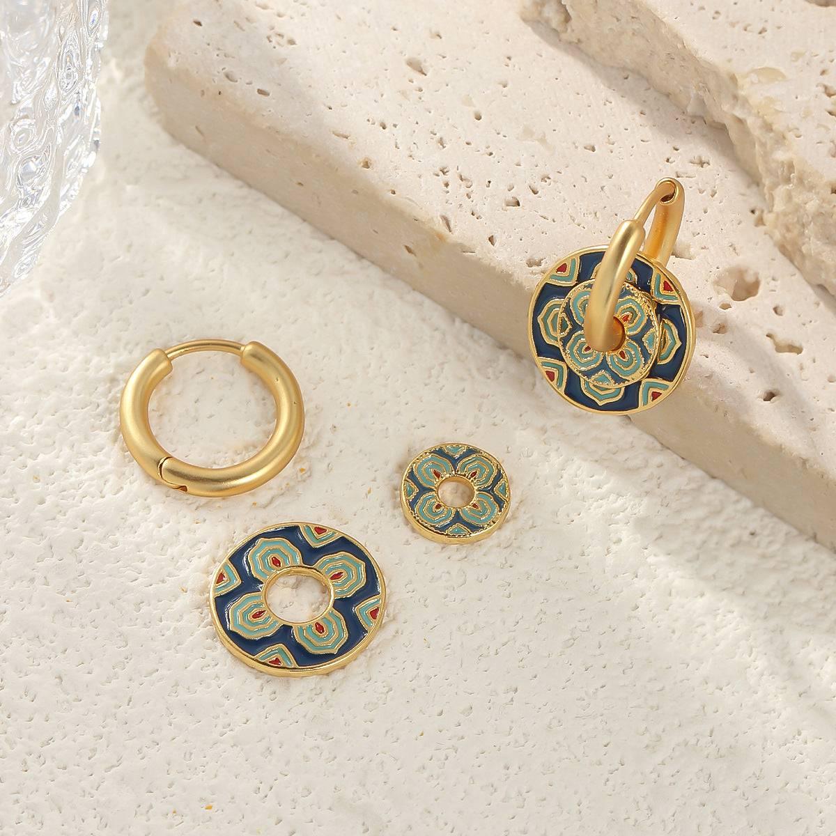 Hand-painted Ear Clips - Passion Pulse Adult