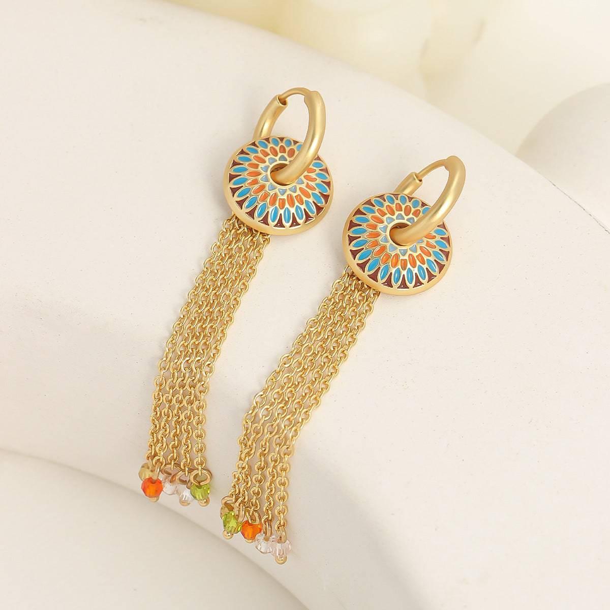 Long Fringe Earrings - Passion Pulse Adult