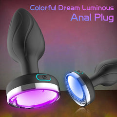 LumiVibe - Vibrating Light-Up Remote Control Plug - Passion Pulse Adult