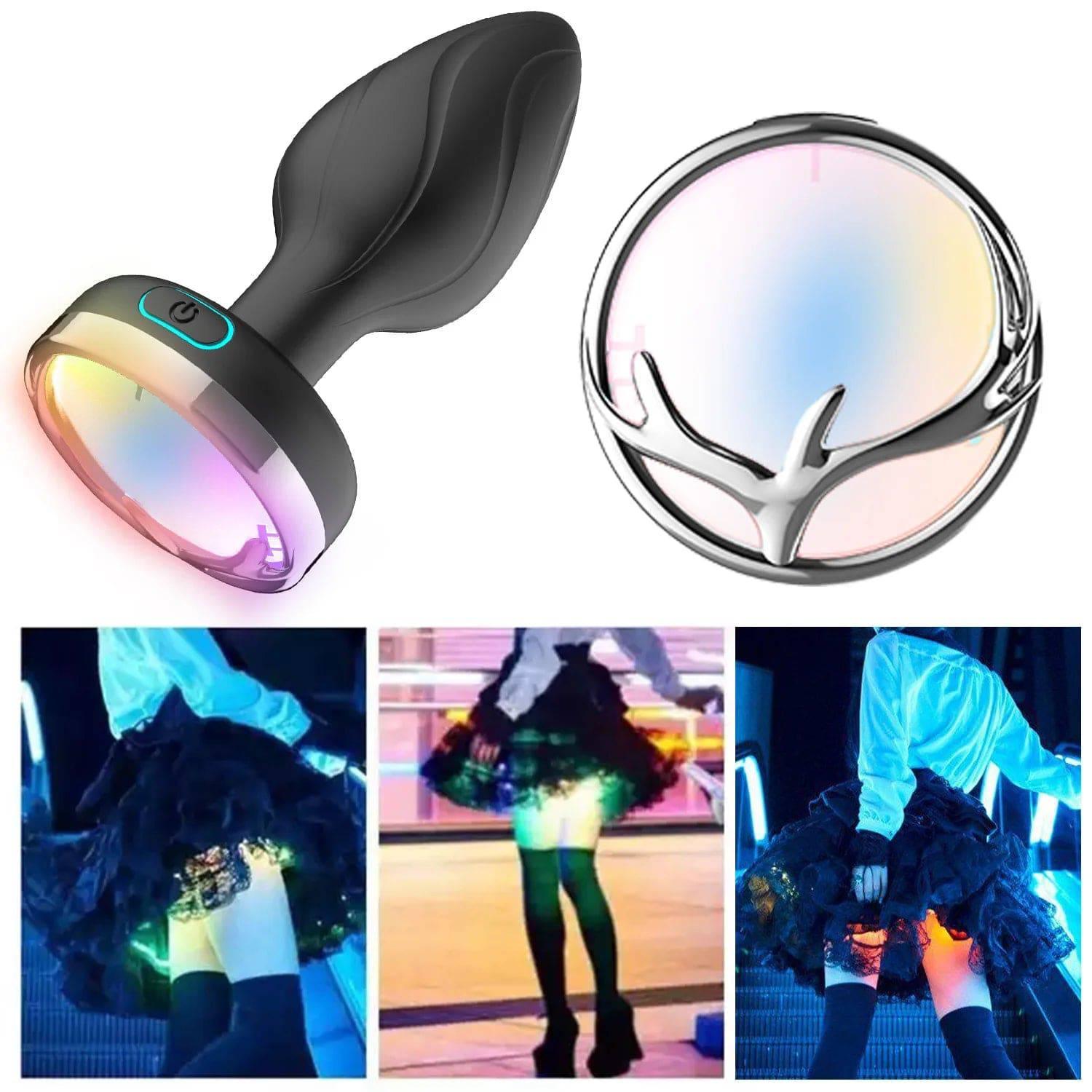 LumiVibe - Vibrating Light-Up Remote Control Plug - Passion Pulse Adult