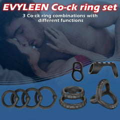 Newest Reusable Silicone Penis Ring | Semen Cock Ring for Penis Enlargement & Delayed Ejaculation | Sex Toys for Men - Passion Pulse Adult