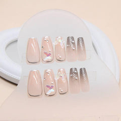 Pearl Butterfly Wearable Nails - Passion Pulse Adult