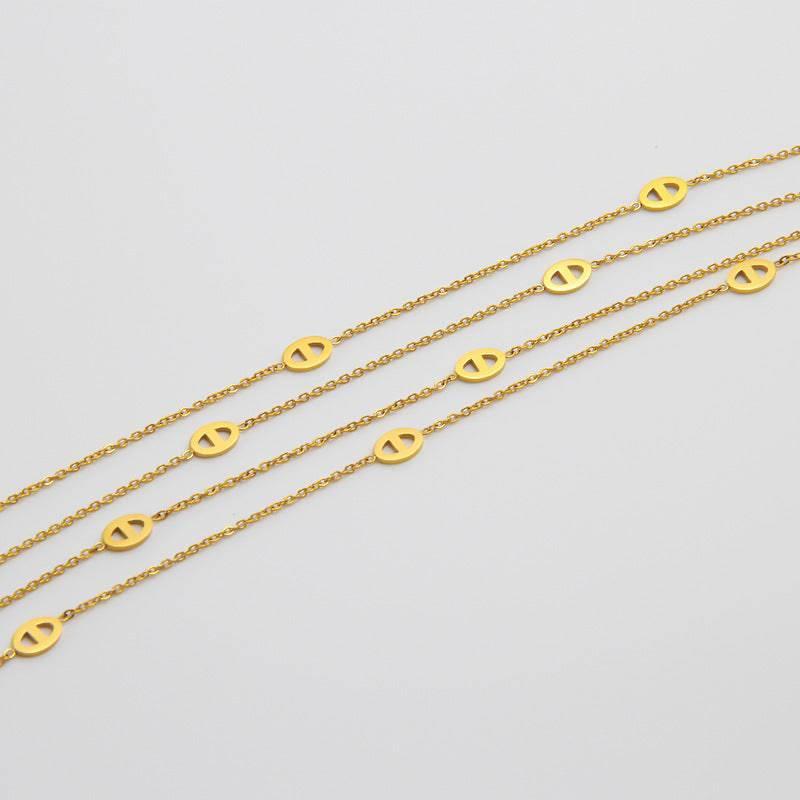 Pig Nose Plain Necklace - Passion Pulse Adult