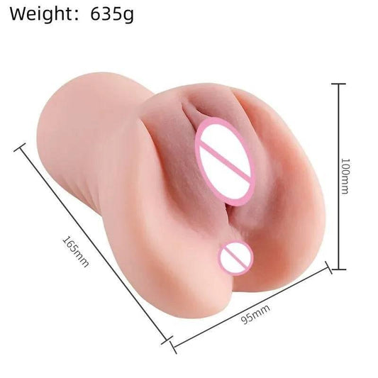 RealFeel Male Masturbator: Ultra-Realistic Vaginal Toy Pocket Pussy - Passion Pulse Adult