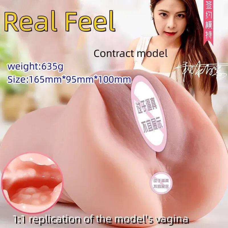 RealFeel Male Masturbator: Ultra-Realistic Vaginal Toy Pocket Pussy - Passion Pulse Adult