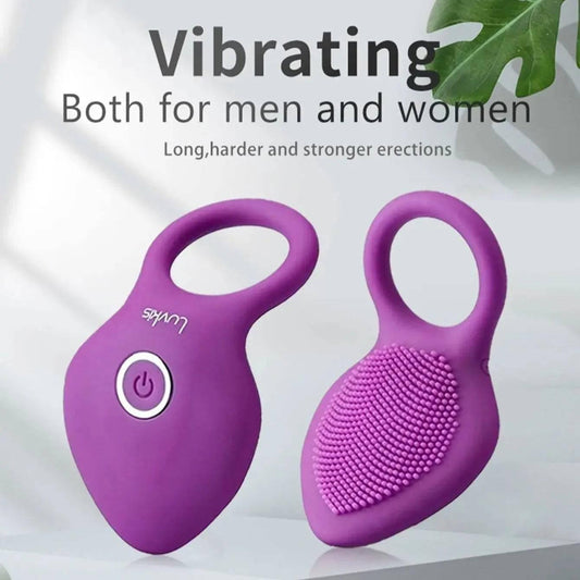 Clitoris Stimulator Orgasm Vibrator: Male Delay Ring - Passion Pulse Adult