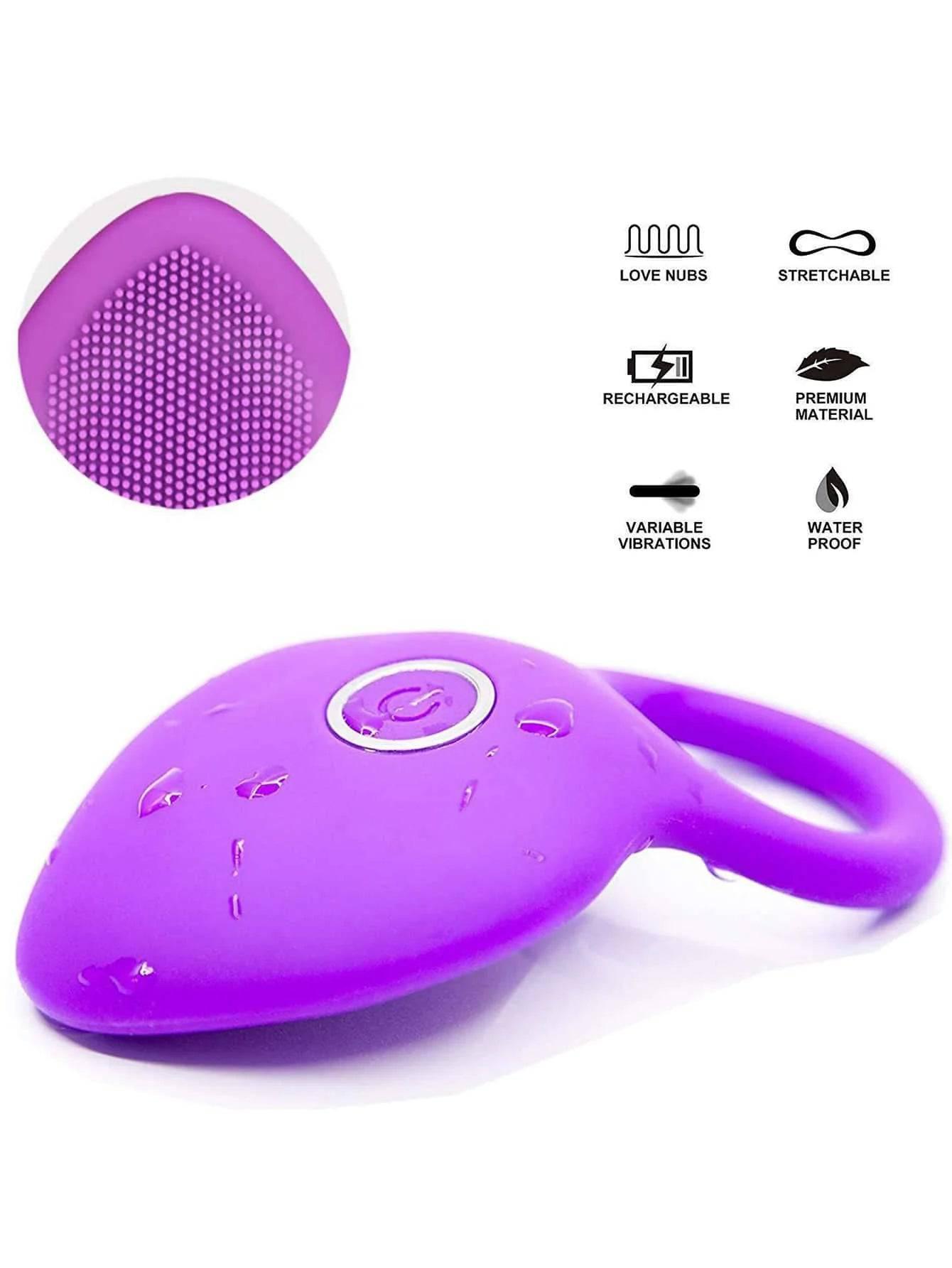 Clitoris Stimulator Orgasm Vibrator: Male Delay Ring - Passion Pulse Adult