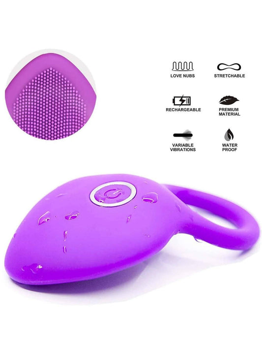 Clitoris Stimulator Orgasm Vibrator: Male Delay Ring - Passion Pulse Adult