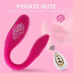 10-Mode U-Shaped Wearable Dildo – Wireless Remote Vibrator - Passion Pulse Adult