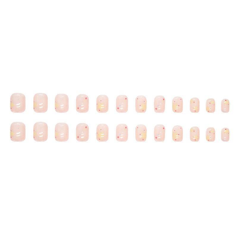 Sweet and Transparent Polka Dot Star Nail Art - Passion Pulse Adult