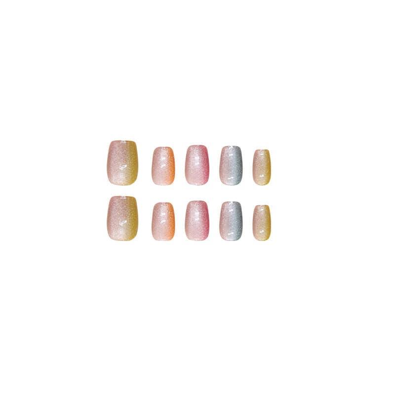 Sweet Candy-colored Cat Eye Wearable Nails - Passion Pulse Adult