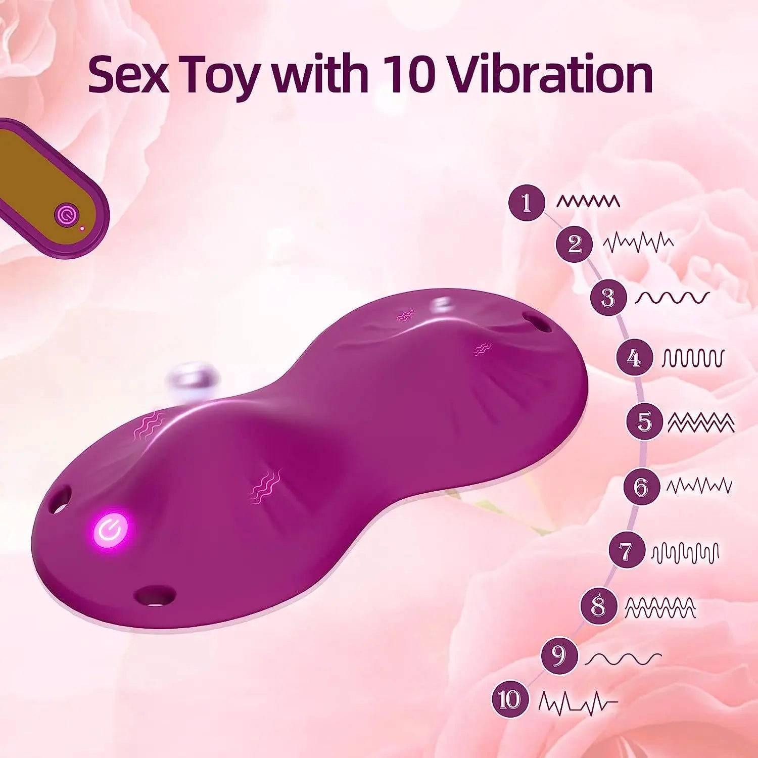 Vibrating Panties with Remote Control – 10 Vibration Modes - Passion Pulse Adult