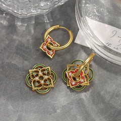Wear multiple pairs of Chinese-style earrings. - Passion Pulse Adult