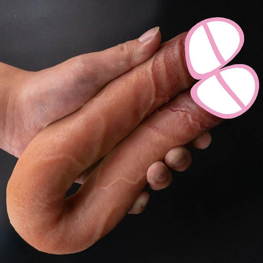 40cm flesh Double Head Dildo Long Realistic Dildo Double Ended Dildo Flexible Penis for Women Masturbator Sex Toys for Lesbian - Passion Pulse Adult