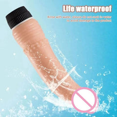 Large G-Spot Vibrator – Huge Dildo for Clitoral and Vaginal Stimulation - Passion Pulse Adult