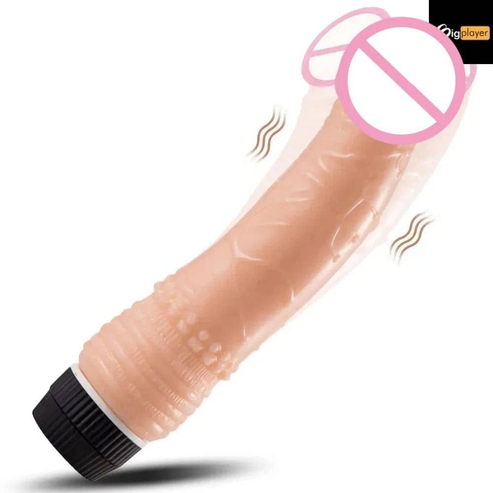 Large G-Spot Vibrator – Huge Dildo for Clitoral and Vaginal Stimulation - Passion Pulse Adult