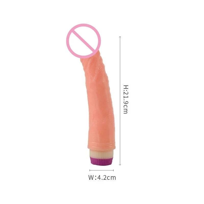 Large G-Spot Vibrator – Huge Dildo for Clitoral and Vaginal Stimulation - Passion Pulse Adult
