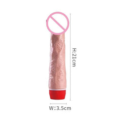 Large G-Spot Vibrator – Huge Dildo for Clitoral and Vaginal Stimulation - Passion Pulse Adult