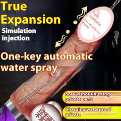 Automatic Telescopic Squirting Dildo - Passion Pulse Adult