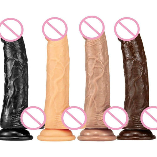 Realistic Large Dildo with Thick Glans & Suction Cup - Ultimate Pleasure - Passion Pulse Adult