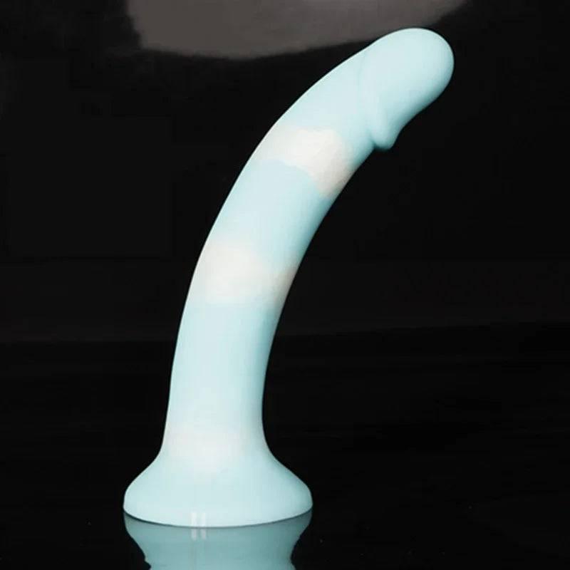 Little Thin Realistic Dildo – Soft Silicone Beginner’s Anal Toy with Heart-Shaped Suction Cup - Passion Pulse Adult