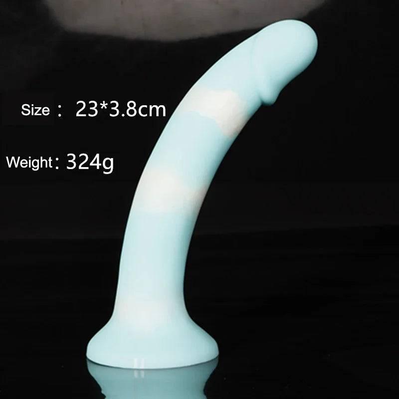 Little Thin Realistic Dildo – Soft Silicone Beginner’s Anal Toy with Heart-Shaped Suction Cup - Passion Pulse Adult