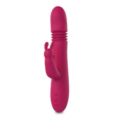 USB Rechargeable Rabbit Dildo Vibrator – 10-Frequency G-Spot & Clitoral Stimulation for Women - Passion Pulse Adult