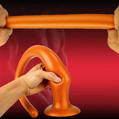 Super Long Flexible Silicone Anal Plug and Dildo - Prostate Massager and Dilator for Men, Women, and Couples for Deep Exploration and Sensual Play - Passion Pulse Adult