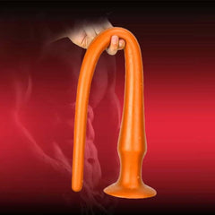 Super Long Flexible Silicone Anal Plug and Dildo - Prostate Massager and Dilator for Men, Women, and Couples for Deep Exploration and Sensual Play - Passion Pulse Adult