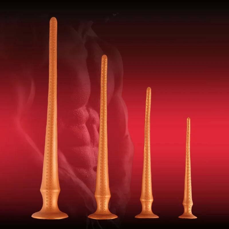 Super Long Flexible Silicone Anal Plug and Dildo - Prostate Massager and Dilator for Men, Women, and Couples for Deep Exploration and Sensual Play - Passion Pulse Adult