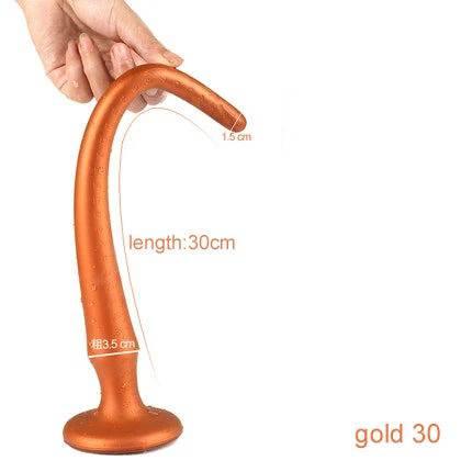 Super Long Flexible Silicone Anal Plug and Dildo - Prostate Massager and Dilator for Men, Women, and Couples for Deep Exploration and Sensual Play - Passion Pulse Adult