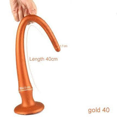 Super Long Flexible Silicone Anal Plug and Dildo - Prostate Massager and Dilator for Men, Women, and Couples for Deep Exploration and Sensual Play - Passion Pulse Adult