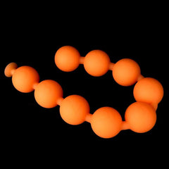 Butt Plug with Tail BDSM Adult Sex Wild Tail Teaser - 9-Ball Silicone Pleasure Toy - Passion Pulse Adult