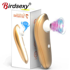 Powerful Clit Sucker Vibrator – Tongue Vibrating Nipple Sucking Stimulator - Passion Pulse Adult