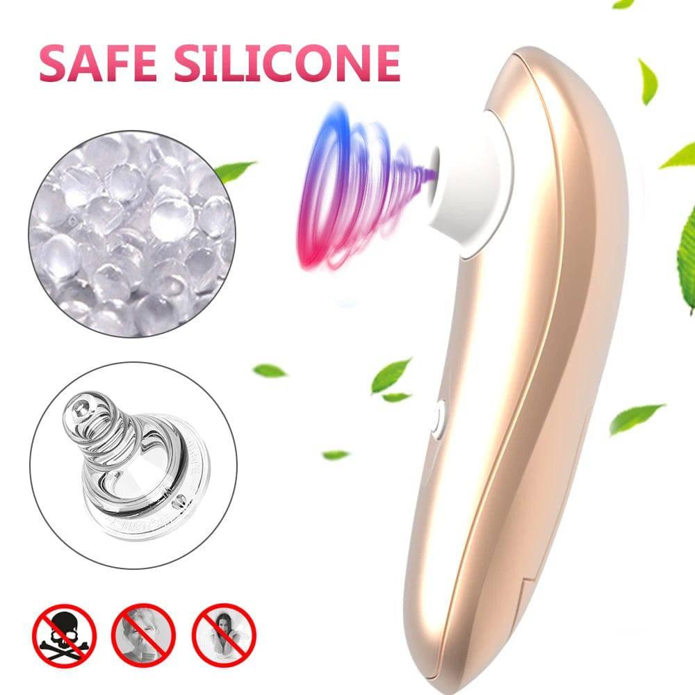 Powerful Clit Sucker Vibrator – Tongue Vibrating Nipple Sucking Stimulator - Passion Pulse Adult