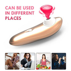 Powerful Clit Sucker Vibrator – Tongue Vibrating Nipple Sucking Stimulator - Passion Pulse Adult