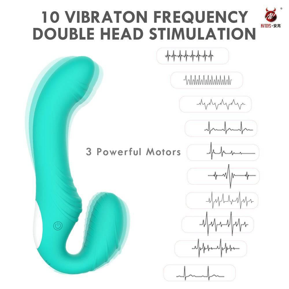 Green L Double-Ended Remote - Passion Pulse Adult