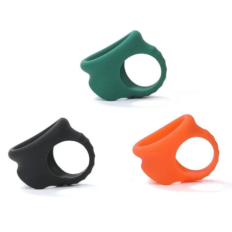 Reusable Silicone Penis Ring | Stretchy Semen Cock Ring for Penis Enlargement & Delayed Ejaculation | Circumcision Ring | Sex Toys for Men - Passion Pulse Adult