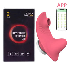 Wearable Mini Vibrator with APP & Bluetooth Control - Passion Pulse Adult