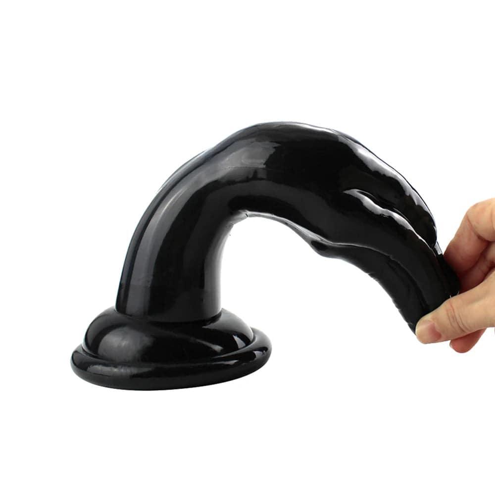 40cm Huge Blue Realistic Dildo – Fist-Style Vaginal and Anal Expander - Passion Pulse Adult