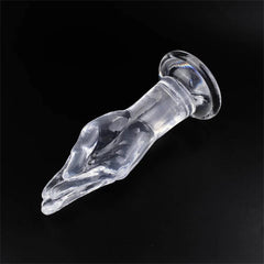 40cm Huge Blue Realistic Dildo – Fist-Style Vaginal and Anal Expander - Passion Pulse Adult