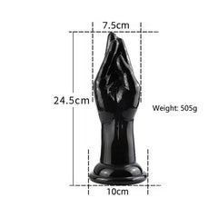 40cm Huge Blue Realistic Dildo – Fist-Style Vaginal and Anal Expander - Passion Pulse Adult