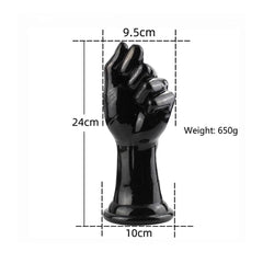 40cm Huge Blue Realistic Dildo – Fist-Style Vaginal and Anal Expander - Passion Pulse Adult