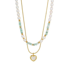 Double-layer Freshwater Pearl Necklace - Passion Pulse Adult