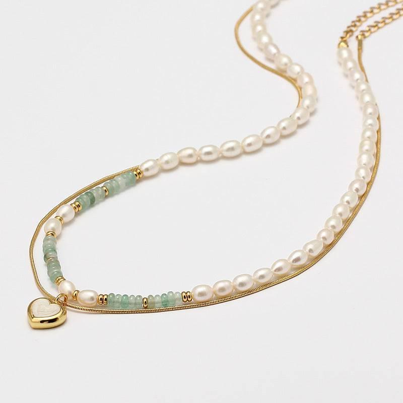 Double-layer Freshwater Pearl Necklace - Passion Pulse Adult