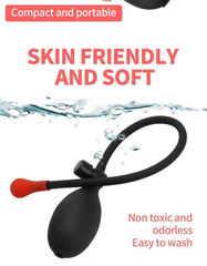 AirBloom Adjustable Inflatable Anal Plug Expander - Flexible Butt Plug for Men, Women, and Couples with Precision Pump for Preparation, Play, and Intimate Exploration - Passion Pulse Adult