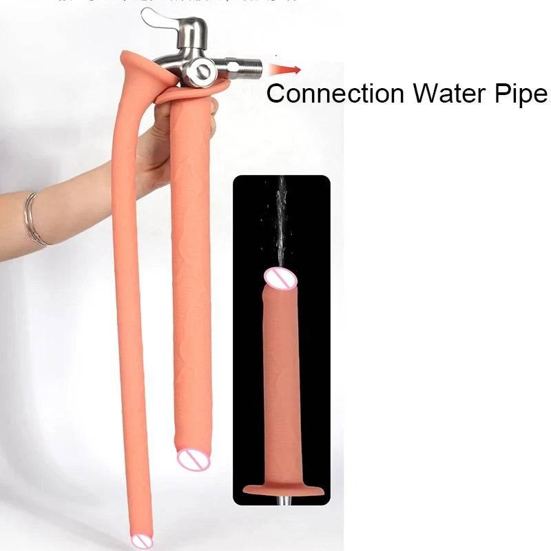 HydroPulse Douche & Pleasure Wand - Flexible Silicone Anal Cleaner and Intimate Stimulation Tool for Men, Women, and Couples - Passion Pulse Adult